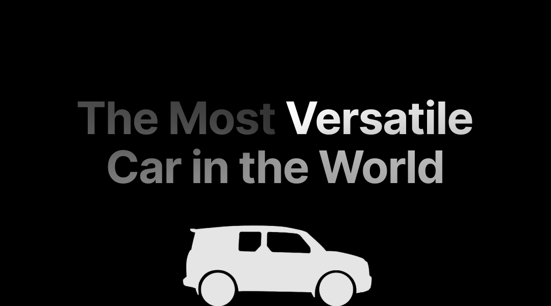 The Most Versatile Car in the World (Honda Element)